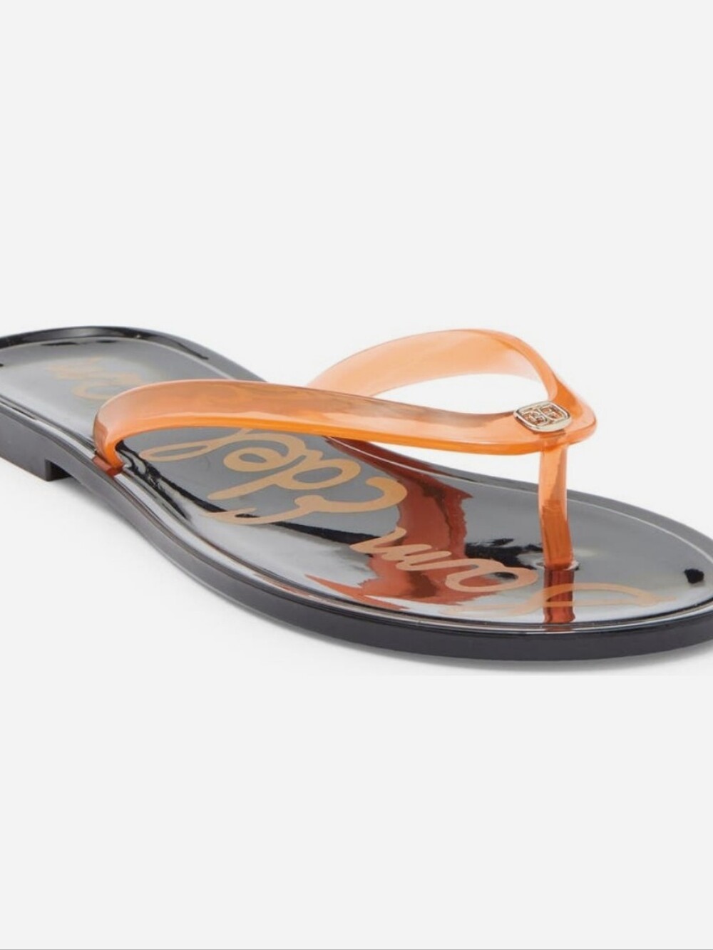 Sam Edelman Dean Flip-Flop Sandal- Clear Red